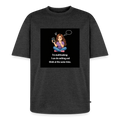 Unisex Premium Oversized Organic T-Shirt - heather anthracite